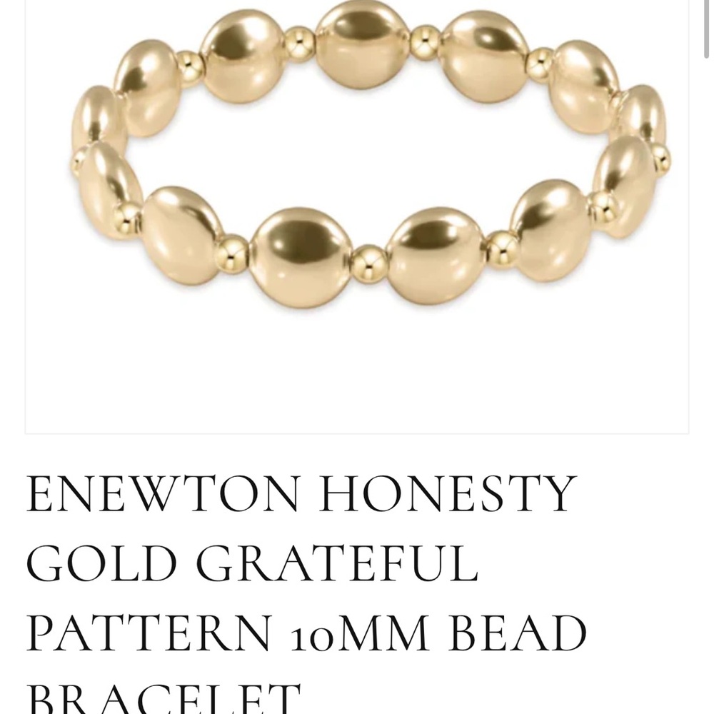 Newton Gold Bead Bracelet - Picture 3 of 3